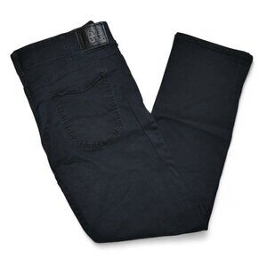 Lee Extreme Motion Men's 5 Pocket Jean Pants Black 38x32 Straight Tapered Leg